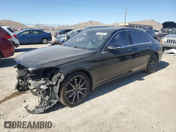 2020 Mercedes-Benz S S 560 with VIN WDDUG8GB4LA513291, listed as a Copart auction lot 61522844 with 40,646 mi miles and Salvage Title. Bid and sale history available at carsss.com. Image 1.