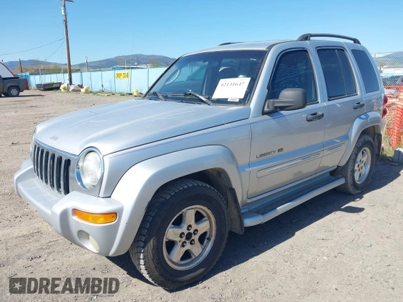2002 Jeep Liberty Limited with VIN 1J4GL58K92W331131, listed as a IAAI auction lot 42131647 with Not provided miles and . Bid and sale history available at DreamBid. Image 2.