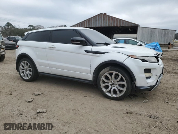 2012 Land Rover Range Rover Evoque Dynamic Premium with VIN SALVT1BG2CH621879, listed as a Copart auction lot 44694825 with 112,244 mi miles and Salvage title. Bid and sale history available at DreamBid. Image 4.