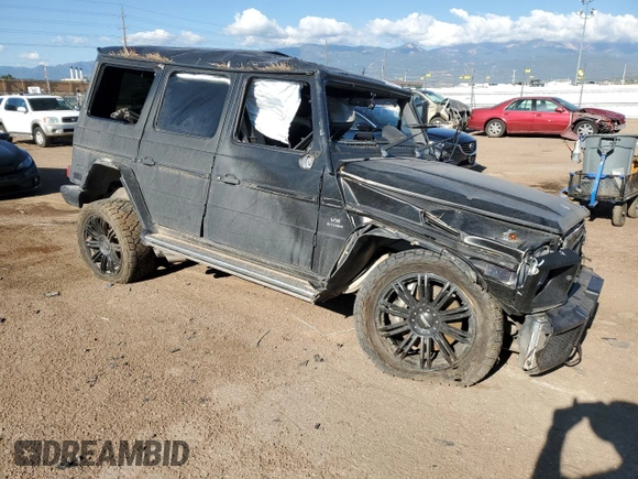 2013 Mercedes-Benz G-Class AMG G 63 with VIN WDCYC7DF9DX206443, listed as a Copart auction lot 59352504 with 0 mi miles and Salvage Title. Bid and sale history available at carsss.com. Image 4.