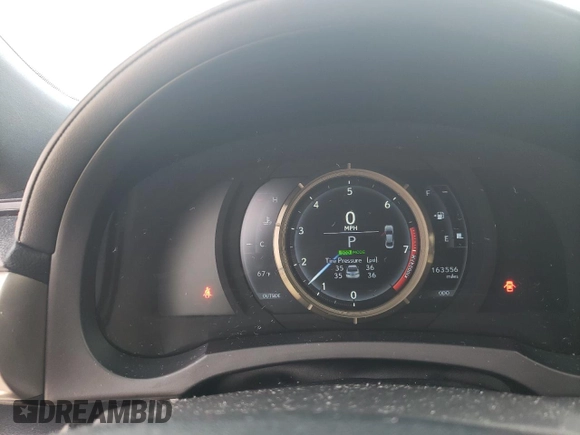 2014 Lexus IS 350 with VIN JTHBE1D20E5009785, listed as a Copart auction lot 43390055 with 163,556 mi miles and Salvage title. Bid and sale history available at DreamBid. Image 9.