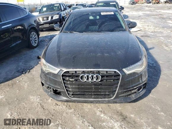2014 Audi A6 3.0T Prestige with VIN WAUHGAFC1EN050984, listed as a Copart auction lot 41795785 with 127,378 mi miles and Salvage Title. Bid and sale history available at carsss.com. Image 5.