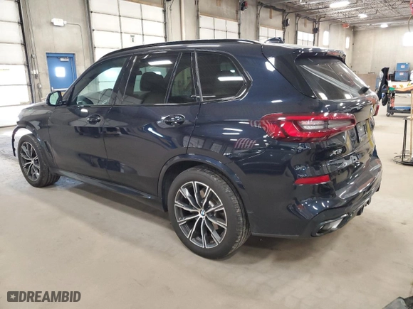 2022 BMW X5 xDrive40i with VIN 5UXCR6C02N9J15153, listed as a Copart auction lot 50872675 with 80,011 mi miles and Salvage Title. Bid and sale history available at carsss.com. Image 2.