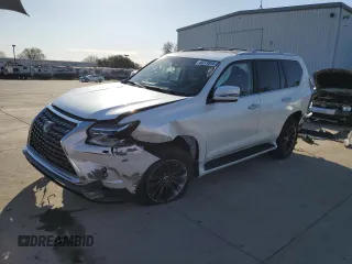 2023 Lexus GX with VIN JTJAM7BX4P5355081, listed as a Copart auction lot 48771915 with 24,000 mi miles and Salvage Title. Bid and sale history available at carsss.com. Image 1.