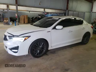 2019 Acura ILX w/Premium/A-Spec Pkg with VIN 19UDE2F8XKA008391, listed as a Copart auction lot 63938363 with 93,870 mi miles. Bid and sale history available at carsss.com. Image 1.