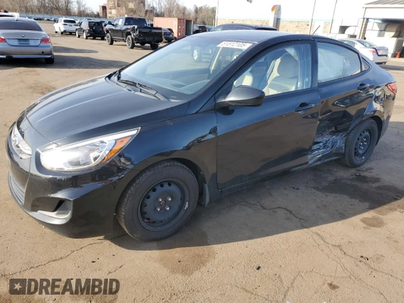 2016 Hyundai Accent SE with VIN KMHCT4AE1GU139994, listed as a Copart auction lot 51512105 with 95,954 mi miles and Salvage Title. Bid and sale history available at carsss.com. Image 1.