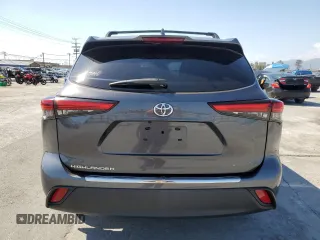 2020 Toyota Highlander L with VIN 5TDCZRAH5LS019723, listed as a Copart auction lot 54934455 with 61,133 mi miles and Salvage title. Bid and sale history available at DreamBid. Image 6.