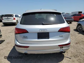 2013 Audi Q5 Premium with VIN WA1CFAFPXDA016741, listed as a Copart auction lot 52041075 with 0 mi miles and Salvage Title. Bid and sale history available at carsss.com. Image 6.