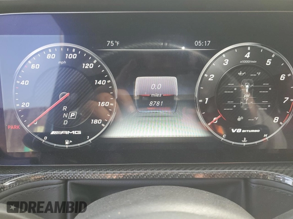 2020 Mercedes-Benz G 63 AMG z VIN WDCYC7HJ0LX335684, wystawiony jako Copart lot #82375444 z przebiegiem 8 781 mil mil oraz Szkoda całkowita • Salvage title. Historia ofert i sprzedaży dostępna na DreamBid. Obrazek 9.