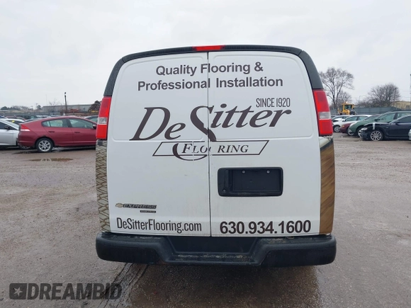 2016 Chevrolet Express Cargo Van with VIN 1GCWGBFF8G1135759, listed as a IAAI auction lot 41452031 with 96,893 mi miles. Bid and sale history available at carsss.com. Image 16.