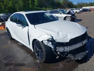 2023 Lexus IS 350 F Sport z VIN JTHGZ1B2XP5065331, wystawiony jako IAAI lot #41974339 z przebiegiem 58 977 mil mil oraz . Historia ofert i sprzedaży dostępna na DreamBid. Obrazek 1.