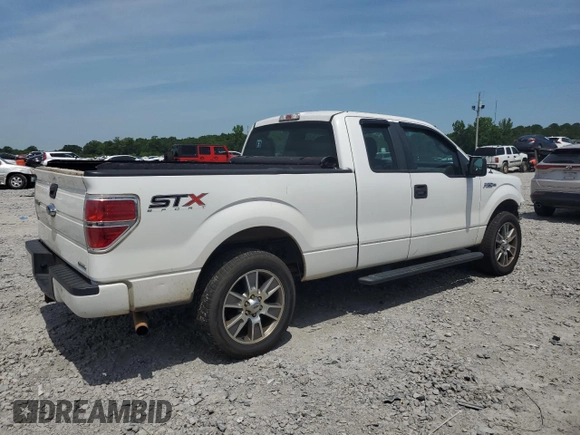 2014 Ford F-150 XL with VIN 1FTFX1CF5EKD13133, listed as a Copart auction lot 56876035 with 128,636 mi miles and Salvage title. Bid and sale history available at DreamBid. Image 3.
