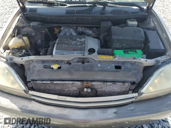 2002 Lexus RX 300 with VIN JTJGF10UX20126100, listed as a Copart auction lot 55652345 with 233,477 mi miles and Clean title. Bid and sale history available at DreamBid. Image 11.