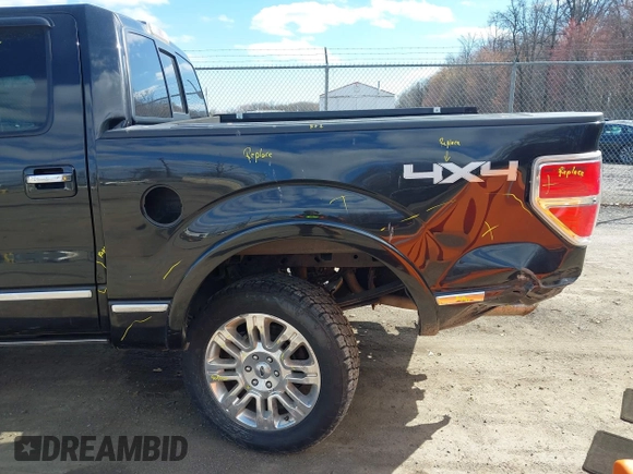 2014 Ford F-150 XL with VIN 1FTFW1ET6EFC83106, listed as a IAAI auction lot 41810871 with 121,987 mi miles. Bid and sale history available at carsss.com. Image 6.