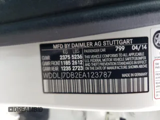 2014 Mercedes-Benz CLS 550 с VIN WDDLJ7DB2EA123787, выставлен на аукционе Copart как лот 56536725 с пробегом 134 852 миль миль и Чистый • Clean title. История ставок и продаж доступна на DreamBid. Изображение 12.