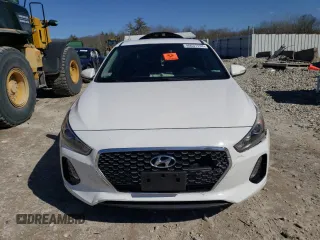 2018 Hyundai Elantra GT with VIN KMHH35LE8JU024888, listed as a Copart auction lot 46637144 with 76,454 mi miles and Salvage Title. Bid and sale history available at carsss.com. Image 5.