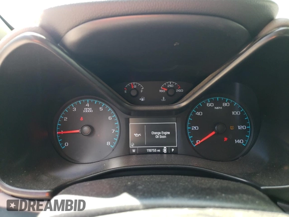 2016 Chevrolet Colorado 2WD WT with VIN 1GCHSBE37G1382687, listed as a Copart auction lot 74430914 with 119,755 mi miles and Salvage Title. Bid and sale history available at DreamBid. Image 9.