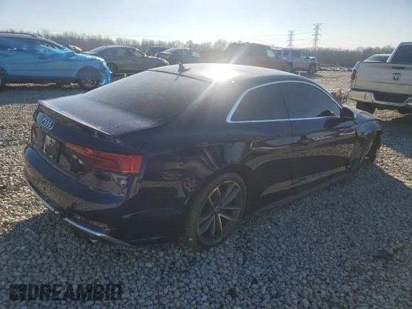 2018 Audi S5 Prestige z VIN WAUR4AF55JA009600, wystawiony jako Copart lot #42186445 z przebiegiem 73 586 mil mil oraz Szkoda całkowita • Salvage title. Historia ofert i sprzedaży dostępna na DreamBid. Obrazek 3.