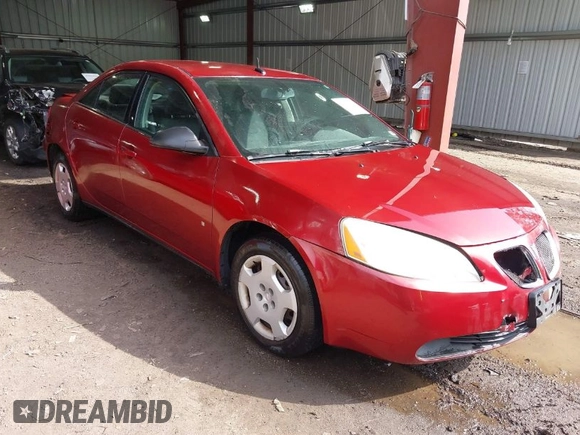 2008 Pontiac G6 1SV Value Leader with VIN 1G2ZF57B484273977, listed as a IAAI auction lot 41930494 with 104,300 mi miles. Bid and sale history available at carsss.com. Image 1.