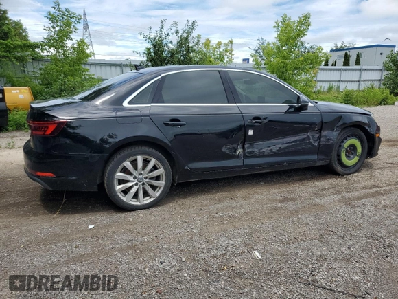2019 Audi A4 Premium with VIN WAUGMAF41KN012339, listed as a Copart auction lot 61236005 with 142,937 mi miles and Salvage title. Bid and sale history available at DreamBid. Image 3.