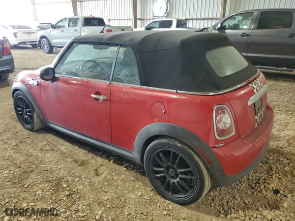 2013 MINI Cooper Convertible with VIN WMWZN3C59DT135481, listed as a Copart auction lot 66724104 with 152,597 mi miles and Salvage Title. Bid and sale history available at carsss.com. Image 2.