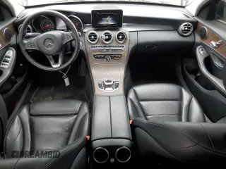 2017 Mercedes-Benz C 300 with VIN 55SWF4JB2HU215066, listed as a Copart auction lot 57427375 with 78,506 mi miles and Salvage title. Bid and sale history available at DreamBid. Image 8.