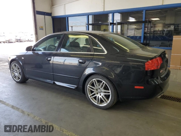 2008 Audi S4 z VIN WAUGL78E18A162303, wystawiony jako Copart lot #56347265 z przebiegiem 56 011 mil mil oraz Szkoda całkowita • Salvage title. Historia ofert i sprzedaży dostępna na DreamBid. Obrazek 2.