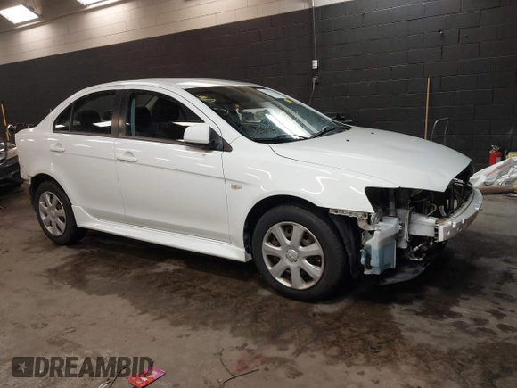 2012 Mitsubishi Lancer ES with VIN JA32U2FU9CU006670, listed as a IAAI auction lot 41669896 with 105,204 mi miles. Bid and sale history available at carsss.com. Image 1.