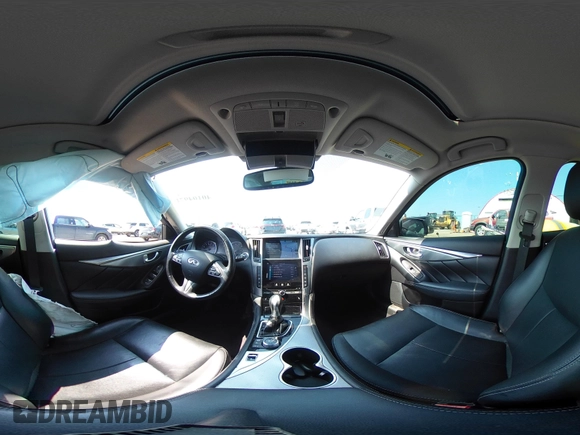 2015 Infiniti Q50 z VIN JN1BV7AR3FM419724, wystawiony jako IAAI lot #40104971 z przebiegiem 56 736 mil mil oraz . Historia ofert i sprzedaży dostępna na DreamBid. Obrazek 18.