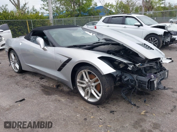 2019 Chevrolet Corvette 1LT with VIN 1G1YB3D72K5113016, listed as a IAAI auction lot 41311267 with 62,898 mi miles. Bid and sale history available at carsss.com. Image 1.