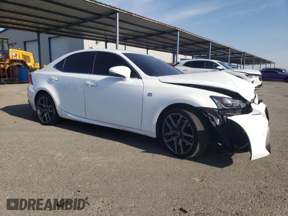 2020 Lexus IS with VIN JTHGZ1B21L5036925, listed as a Copart auction lot 84538224 with 45,831 mi miles and Salvage Title. Bid and sale history available at carsss.com. Image 4.
