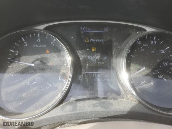 2015 Nissan Rogue SL with VIN 5N1AT2MV9FC811621, listed as a Copart auction lot 46576665 with 153,847 mi miles and Salvage Title. Bid and sale history available at carsss.com. Image 9.