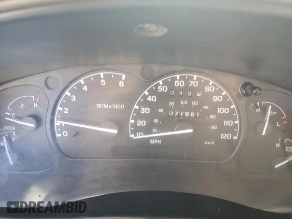 2000 Ford Ranger XL with VIN 1FTZR15VXYPA94673, listed as a Copart auction lot 65382825 with 71,981 mi miles and Clean title. Bid and sale history available at DreamBid. Image 9.