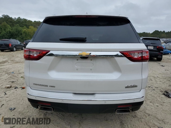 2020 Chevrolet Traverse High Country with VIN 1GNEVNKW9LJ317772, listed as a Copart auction lot 72787954 with 27,042 mi miles and Salvage Title. Bid and sale history available at carsss.com. Image 6.