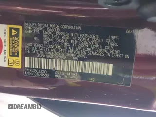 2013 Lexus RX 350 with VIN JTJBK1BA9D2032998, listed as a IAAI auction lot 42137366 with 147,362 mi miles and . Bid and sale history available at DreamBid. Image 9.