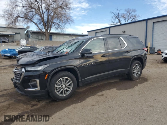 2023 Chevrolet Traverse LT Cloth with VIN 1GNERGKW7PJ222553, listed as a Copart auction lot 49293065 with 53,986 mi miles and Salvage Title. Bid and sale history available at carsss.com. Image 1.