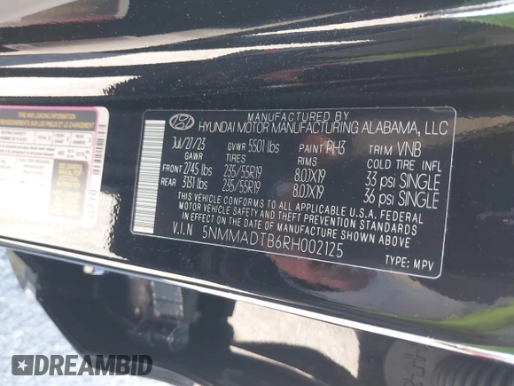 2024 Genesis GV70 2.5T with VIN 5NMMADTB6RH002125, listed as a IAAI auction lot 41840203 with 2,827 mi miles and . Bid and sale history available at DreamBid. Image 9.