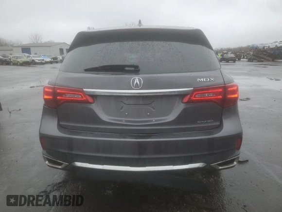 2020 Acura MDX with VIN 5J8YD4H32LL029971, listed as a Copart auction lot 43518185 with 0 mi miles and Salvage Title. Bid and sale history available at carsss.com. Image 6.