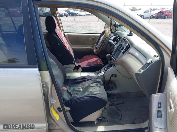 2007 Toyota Highlander with VIN JTEGD21AX70163444, listed as a IAAI auction lot 41627634 with 1 mi miles. Bid and sale history available at carsss.com. Image 5.
