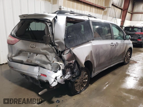 2018 Toyota Sienna XLE with VIN 5TDDZ3DC9JS207322, listed as a Copart auction lot 85513894 with 91,441 mi miles and Salvage Title. Bid and sale history available at carsss.com. Image 3.