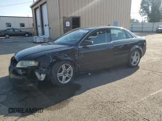 2007 Audi A4 2.0T with VIN WAUDF78E57A127434, listed as a Copart auction lot 61790355 with 203,514 mi miles and Salvage title. Bid and sale history available at DreamBid. Image 1.