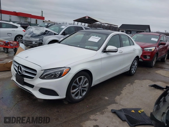 2017 Mercedes-Benz C 300 with VIN 55SWF4KB0HU210298, listed as a IAAI auction lot 41096804 with 95,790 mi miles and . Bid and sale history available at carsss.com. Image 18.
