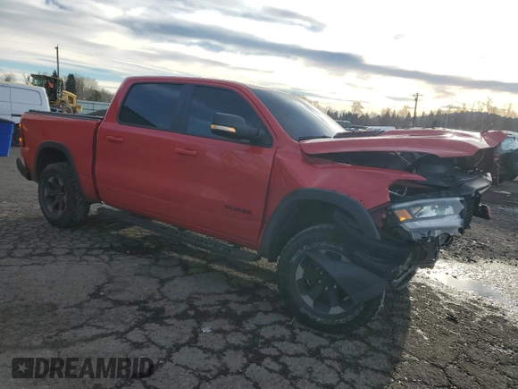 2019 Ram 1500 Rebel с VIN 1C6SRFLT6KN896857, выставлен на аукционе Copart как лот 87077494 с пробегом 48 109 миль миль и Списание • Salvage title. История ставок и продаж доступна на DreamBid. Изображение 4.