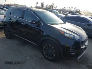 2018 Kia Sportage EX with VIN KNDPN3AC5J7427306, listed as a IAAI auction lot 41598354 with 46,829 mi miles and . Bid and sale history available at carsss.com. Image 1.