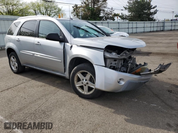 2005 Chevrolet Equinox LT z VIN 2CNDL73F656178331, wystawiony jako Copart lot #54723285 z przebiegiem Nie podano mil oraz Szkoda całkowita • Salvage title. Historia ofert i sprzedaży dostępna na DreamBid. Obrazek 4.