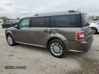 2014 Ford Flex SEL z VIN 2FMGK5C8XEBD16675, wystawiony jako Copart lot #51834785 z przebiegiem 144 825 mil mil oraz Szkody całkowita. Historia ofert i sprzedaży dostępna na DreamBid. Obrazek 2.