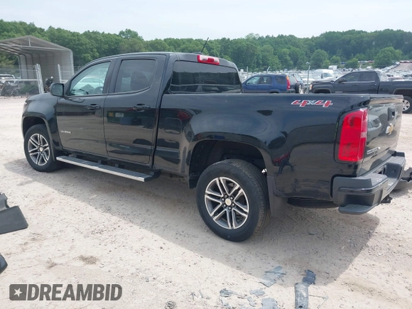 2019 Chevrolet Colorado 4WD Work Truck with VIN 1GCGTBEN5K1129922, listed as a IAAI auction lot 42476965 with 84,057 mi miles and . Bid and sale history available at DreamBid. Image 3.