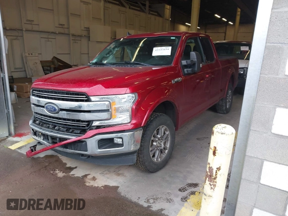 2019 Ford F-150 XL with VIN 1FTFX1E46KKC60997, listed as a IAAI auction lot 42147634 with 99,878 mi miles and . Bid and sale history available at DreamBid. Image 2.