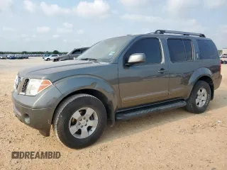 2005 Nissan Pathfinder SE z VIN 5N1AR18U05C782437, wystawiony jako Copart lot #57354805 z przebiegiem 194 324 mil mil oraz Szkoda całkowita • Salvage title. Historia ofert i sprzedaży dostępna na DreamBid. Obrazek 1.