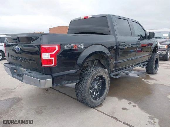2020 Ford F-150 XL with VIN 1FTEW1EP5LFB21401, listed as a IAAI auction lot 41543135 with 121,658 mi miles. Bid and sale history available at carsss.com. Image 4.